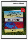 Solutions Manual&colon; For Physical Metallurgy Principles and Design &lpar;1st Edition&rpar; - Graded A&plus; Comprehensive Exam Prep