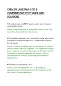CHEM 219 LAB EXAMS 5 TO 8&NewLine;COMPREHENSIVE STUDY GUIDE WITH&NewLine;SOLUTIONS&NewLine;