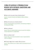 CHEM 219 MODULE 2 PREMIUM EXAM&NewLine;REVIEW WITH DETAILED QUESTIONS AND&NewLine;ACCURATE ANSWERS&NewLine;