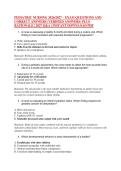 PEDIATRIC NURSING FINAL EXAM 2026&sol;2027 &ndash; EXAM  QUESTIONS AND CORRECT ANSWERS &lpar;VERIFIED  ANSWERS&rpar; PLUS RATIONALE &vert; 2027 Q&A &vert; INSTANT  DOWNLOAD PDF
