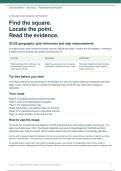 GCSE Geography Map Skills&colon; Grid References&comma; 20 Original Tasks and Worked Solutions