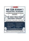 NR 328 Pediatric Nursing Exam 1 chamberlain collage of nursing 2026&sol;2027 High-Yield Q&A &plus; MCQs &plus; Rationales