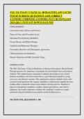 NSG 526 EXAM 3 CLINICAL MODALITIES ADVANCED &NewLine;PSYCH NURSING QUESTIONS AND CORRECT &NewLine;ANSWERS &lpar;VERIFIED ANSWERS&rpar; PLUS RATIONALES &NewLine;2026 Q&A &vert; INSTANT DOWNLOAD PDF