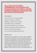 NSG 527 FINAL EXAM NURSING &NewLine;COMPREHENSIVE ADVANCED PRACTICE &NewLine;PSYCH QUESTIONS AND CORRECT ANSWERS &NewLine;&lpar;VERIFIED ANSWERS&rpar; PLUS RATIONALES 2026 &NewLine;Q&A &vert; INSTANT DOWNLOAD PDF 
