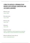CHEM 219 MODULE 6 PREMIUM EXAM&NewLine;REVIEW WITH DETAILED QUESTIONS AND&NewLine;ACCURATE ANSWERS&NewLine;