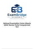 National Examination Center Albania QSHA Teacher Portal Computerized Test