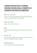 CHEM120 INTRODUCTION TO GENERAL&NewLine;ORGANIC AND BIOLOGICAL CHEMISTRY KEY&NewLine;CONCEPTS AND PRACTICE QUESTIONS