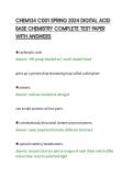 CHEM134 C001 SPRING 2024 DIGITAL ACID&NewLine;BASE CHEMISTRY COMPLETE TEST PAPER&NewLine;WITH ANSWERS&NewLine;