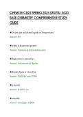 CHEM134 C001 SPRING 2024 DIGITAL ACID&NewLine;BASE CHEMISTRY COMPREHENSIVE STUDY&NewLine;GUIDE
