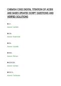 CHEM134 C002 DIGITAL TITRATION OF ACIDS&NewLine;AND BASES UPDATED SCRIPT QUESTIONS AND&NewLine;VERIFIED SOLUTIONS&NewLine;