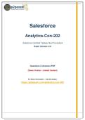 Salesforce Tableau Next Consultant &lpar;Analytics-Con-202&rpar; Prep