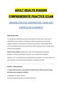 Adult Health Nursing &lpar;PDF&rpar; &vert; 2026&ndash;2027 Comprehensive Practice Exam Questions