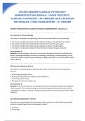 CPL250 BEAKER CLINICAL PATHOLOGY ADMINISTRATION MODULE 1 EXAM 2026&sol;2027 &vert; CLINICAL PATHOLOGY &vert; 40 VERIFIED Q&A &vert; DETAILED RATIONALES &vert; PASS GUARANTEED &ndash; A&plus; GRADED