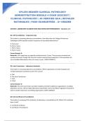 CPL250 BEAKER CLINICAL PATHOLOGY ADMINISTRATION MODULE 4 EXAM 2026&sol;2027 &vert; CLINICAL PATHOLOGY &vert; 40 VERIFIED Q&A &vert; DETAILED RATIONALES &vert; PASS GUARANTEED &ndash; A&plus; GRADED