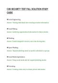 CJIS SECURITY TEST FULL SOLUTION STUDY&NewLine;GUIDE&NewLine;