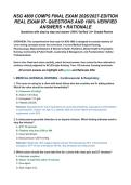 NSG 4800 COMPS FINAL EXAM 2026&sol;2027-EDITION&NewLine;REAL EXAM 97- QUESTIONS AND 100&percnt; VERIFIED&NewLine;ANSWERS &plus; RATIONALE