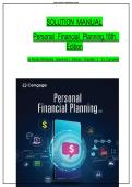Solutions Manual&colon; For Personal Financial Planning by Randy Billingsley&comma; Lawrence J&period; Gitman Complete Verified's &lpar;&period;&period;&period;