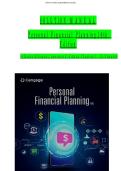 Solutions Manual&colon; For Personal Financial Planning by Randy Billingsley&comma; Lawrence J&period; Gitman Complete Verified's &lpar;&period;&period;&period;