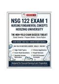 NSG 122 Exam 1 &vert; Nursing Fundamental Concepts &vert; Herzing University &vert; High-Yield 150 Questions & Answers&nbsp; Exam Prep &plus; MCQs &plus; Rationales &vert; 2026&sol;2027