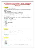 ACS Biochemistry Practice Final&comma; FGCU&comma; Beharry&comma; Coticone Exam&NewLine;&vert; Actual Questions and Answers Latest Updated 2026&sol;2027&NewLine;&lpar;Graded A&plus;&rpar;