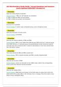 ACS Biochemistry Study Guide &vert; Actual Questions and Answers&NewLine;Latest Updated 2026&sol;2027 &lpar;Graded A&plus;&rpar;