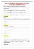 AHLEI Final Exam Review &vert; Actual Questions and Answers&NewLine;Latest Updated 2026&sol;2027 &lpar;Graded A&plus;&rpar;