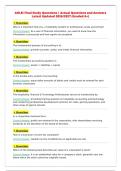 AHLEI Final Study Questions &vert; Actual Questions and Answers&NewLine;Latest Updated 2026&sol;2027 &lpar;Graded A&plus;&rpar;