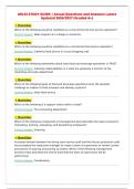 AHLEI STUDY GUIDE &vert; Actual Questions and Answers Latest&NewLine;Updated 2026&sol;2027 &lpar;Graded A&plus;&rpar;
