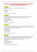 AHLEI Supervision Final Exam &vert; Actual Questions and Answers&NewLine;Latest Updated 2026&sol;2027 &lpar;Graded A&plus;&rpar;