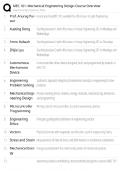 MEC 101 &sol; Mechanical Engineering Design &sol; 2026 Update &sol; Score 100&percnt; &sol; Exam Prep Study Guide