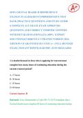 IOWA DENTAL BOARD JURISPRUDENCE EXAM ACTUAL 2026&sol;2027 COMPREHENSIVE TEST BANK &comma; PRACTICE QUESTIONS AND STUDY GUIDE COMPLETE ACCURATE EXAM APPROVED QUESTIONS AND CORRECT VERIFIED ANSWERS WITH DETAILED RATIONALES &lpar;100&percnt; RELIABLE SOLUTIONS&rpar;ACE YOUR EXAM 