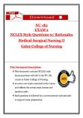 NU 185 Exam 2 NCLEX-Style Questions with Rationales&colon; Medical-Surgical Nursing II &ndash; Cardiovascular&comma; Peripheral Vascular&comma; and Sensory Disorders&NewLine;&NewLine;