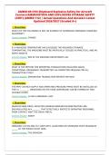 AMMO-69-CVN Shipboard Explosive Safety for Aircraft&NewLine;Carriers&sol;AMMUNITION AND EXPLOSIVES STORAGE SAFETY&NewLine;&lpar;CERT&rpar; &lpar;AMMO 112&rpar; &vert; Actual Questions And Answers Latest&NewLine;Updated 2026&sol;2027 &lpar;Graded A&plus;&rpar;