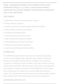 SWRCB &ndash; WASTEWATER TREATMENT PLANT OPERATOR CERTIFICATION&NewLine;EXAMINATION GRADE I&comma; II&comma; III&comma; IV EXAM &ndash; QUESTIONS AND ANSWERS &vert;&NewLine;VERIFIED AND WELL DETAILED ANSWERS &vert; PLUS RATIONALES &vert; GUARANTEED&NewLine;PASS &vert; LATEST EXAM UPDATE