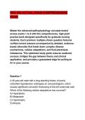 NSG 530 ACTUAL EXAM COMPREHENSIVE &NewLine;BANK  