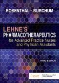 LEHNE&rsquo;S PHARMACOTHERAPEUTICS&NewLine;for Advanced Practice Nurses&NewLine;and Physician Assistants &lpar; Latest  3rd EDITION&rpar;