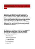FOUNDATIONS OF MENTAL HEALTH CARE 8TH &NewLine;EDITION MORRISON VALFRE TEST BANK 2026&NewLine;2027&rpar;