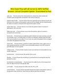 NCLE Exam Prep with all Correct & 100&percnt; Verified Answers &vert;Actual Complete Update &vert;Guaranteed to Pass
