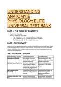 2026&sol;2027 UNDERSTANDING ANATOMY & PHYSIOLOGY&colon; Elite S-Tier Clinical Test Bank &vert; Advanced Q&A &plus; Rationale