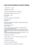 AFOQT MOCK EXAMS TESTED QUESTIONS AND&NewLine;CORRECT ANSWERS