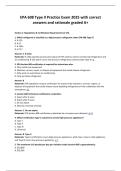 EPA 608 Type II Practice Exam 2025 with correct&NewLine;answers and rationale graded A&plus;