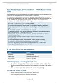 Arts Maatschappij en Gezondheid KAMG - Complete Samenvatting en Oefenvragen