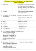 NCLE Exam with all Correct & 100&percnt; Verified Answers &vert;Already Graded A&plus;