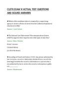 CLETS EXAM VI ACTUAL TEST QUESTIONS&NewLine;AND SOLVED ANSWERS&NewLine;