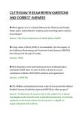 CLETS EXAM VI EXAM REVIEW QUESTIONS&NewLine;AND CORRECT ANSWERS&NewLine;