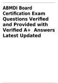 ABMDI Board Certification Exam &vert; Forensic Toxicology&comma; Entomology&comma; Firearms&comma; Blood Spatter & Scene Investigation &vert; Actual Exam Questions & Verified Answers &vert; Updated 2026&sol;2027 &vert; Instant Download&NewLine;