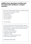 ABMDI Exam &vert; Death Investigation&comma; Jurisdiction&comma; Organ & Tissue Procurement&comma; Religious Requests & Communication &vert; Actual Exam Questions & Verified Answers &vert; Updated 2026&sol;2027 &vert; Instant Download&NewLine;