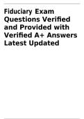 Fiduciary Exam &vert; Guardianship&comma; Ward Rights&comma; Guardian Duties&comma; Due Process & Alternatives to Guardianship &vert; Actual Exam Questions & Verified Answers &vert; Updated 2026&sol;2027 &vert; Instant Download&NewLine;