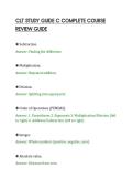 CLT STUDY GUIDE C COMPLETE COURSE&NewLine;REVIEW GUIDE&NewLine;