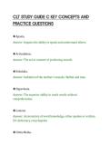 CLT STUDY GUIDE C KEY CONCEPTS AND&NewLine;PRACTICE QUESTIONS&NewLine;